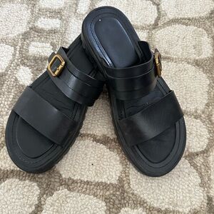 ZARA BLACK CHUNKY SANDAL